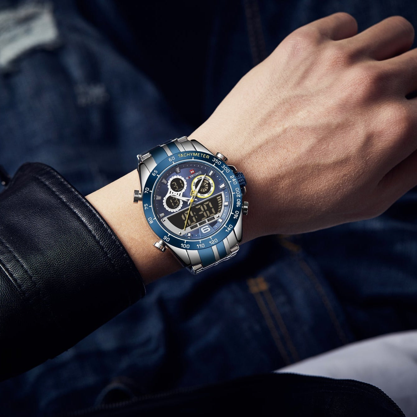 Helix Acciaio® orologio uomo - Naviforce Italia