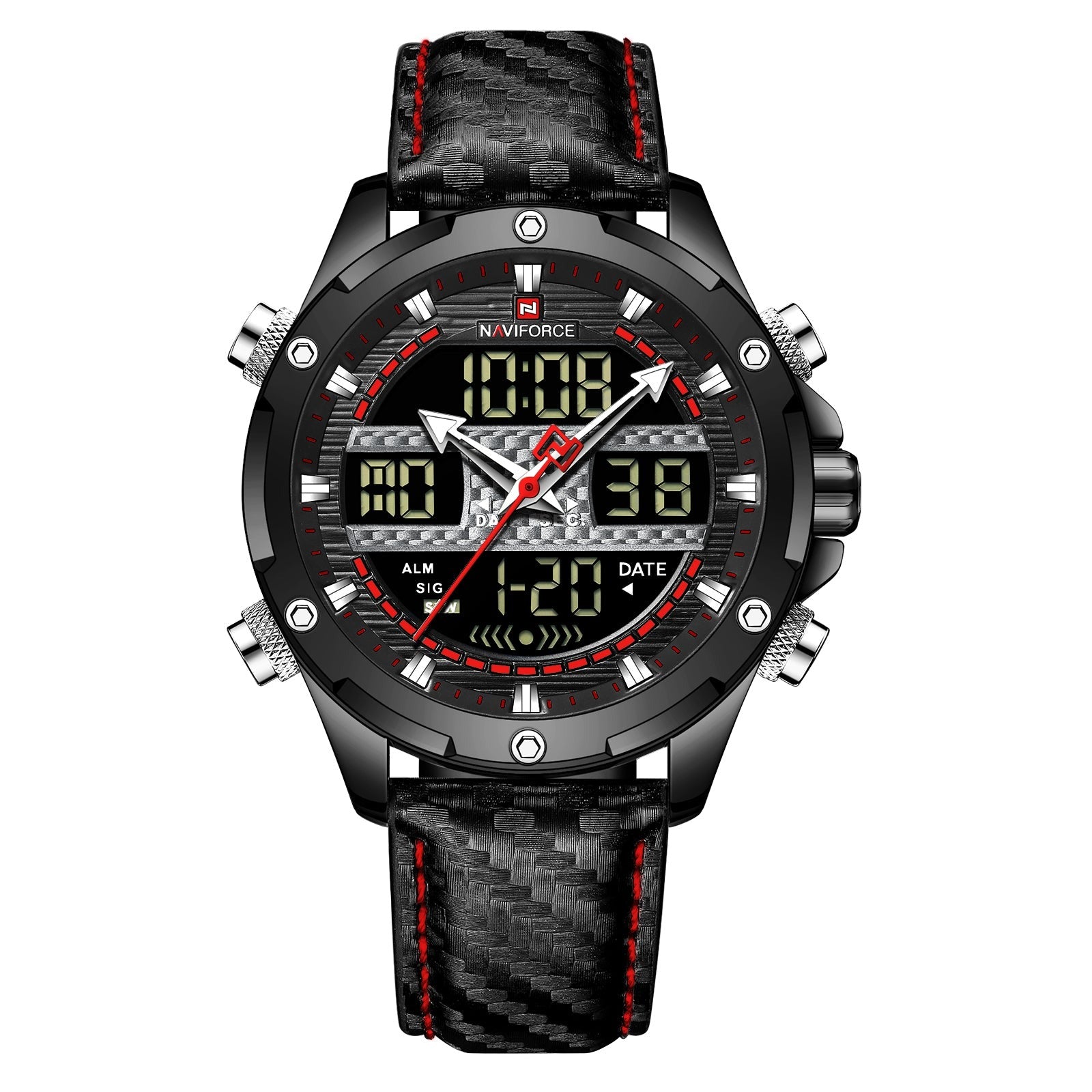 Naviforce Scuderia® Orologio uomo cinturino in pelle - Naviforce Italia