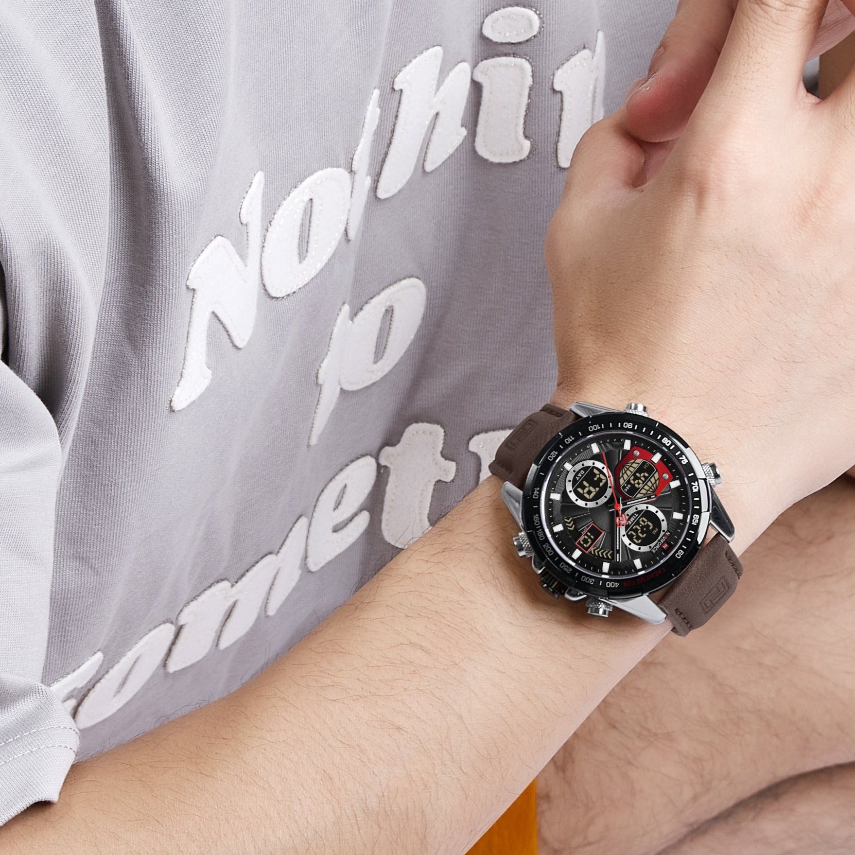 Naviforce Explorer® orologio uomo cinturino in pelle - Naviforce Italia